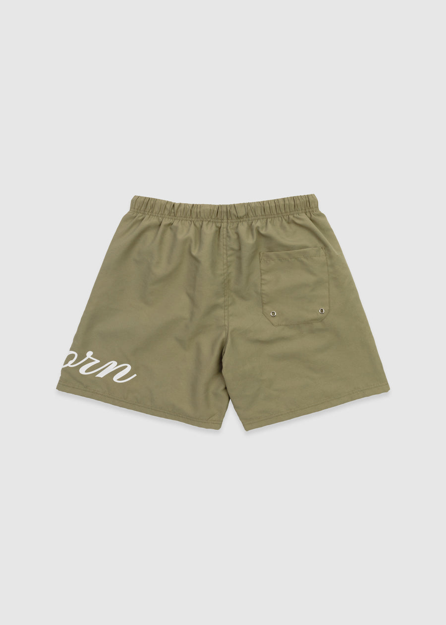 Spirit Angel Water Reactive Swim Short // Mushroom
