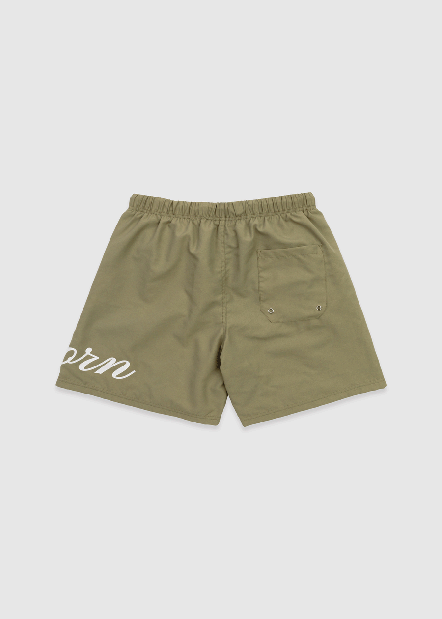 Spirit Angel Water Reactive Swim Short // Mushroom