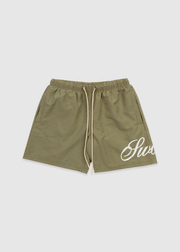 Spirit Angel Water Reactive Swim Short // Mushroom