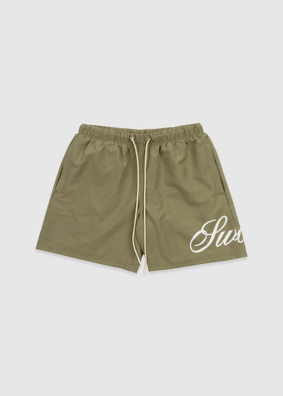 Spirit Angel Water Reactive Swim Short // Mushroom