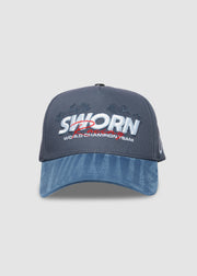 Sworn Racing A-Frame Snapback // Indigo