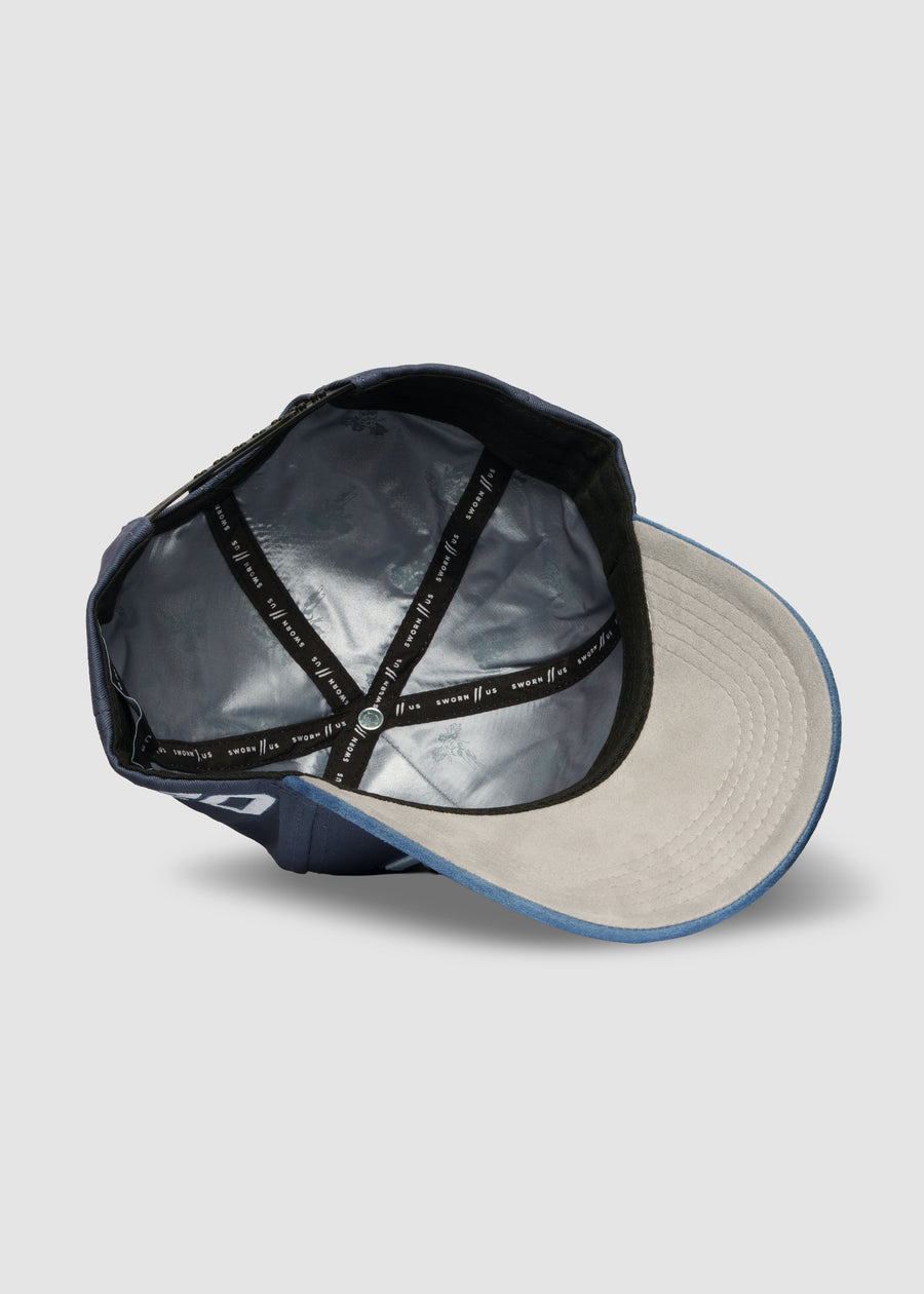 Sworn Racing A-Frame Snapback // Indigo