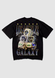 LA Galaxy Six Rings Tee // Black