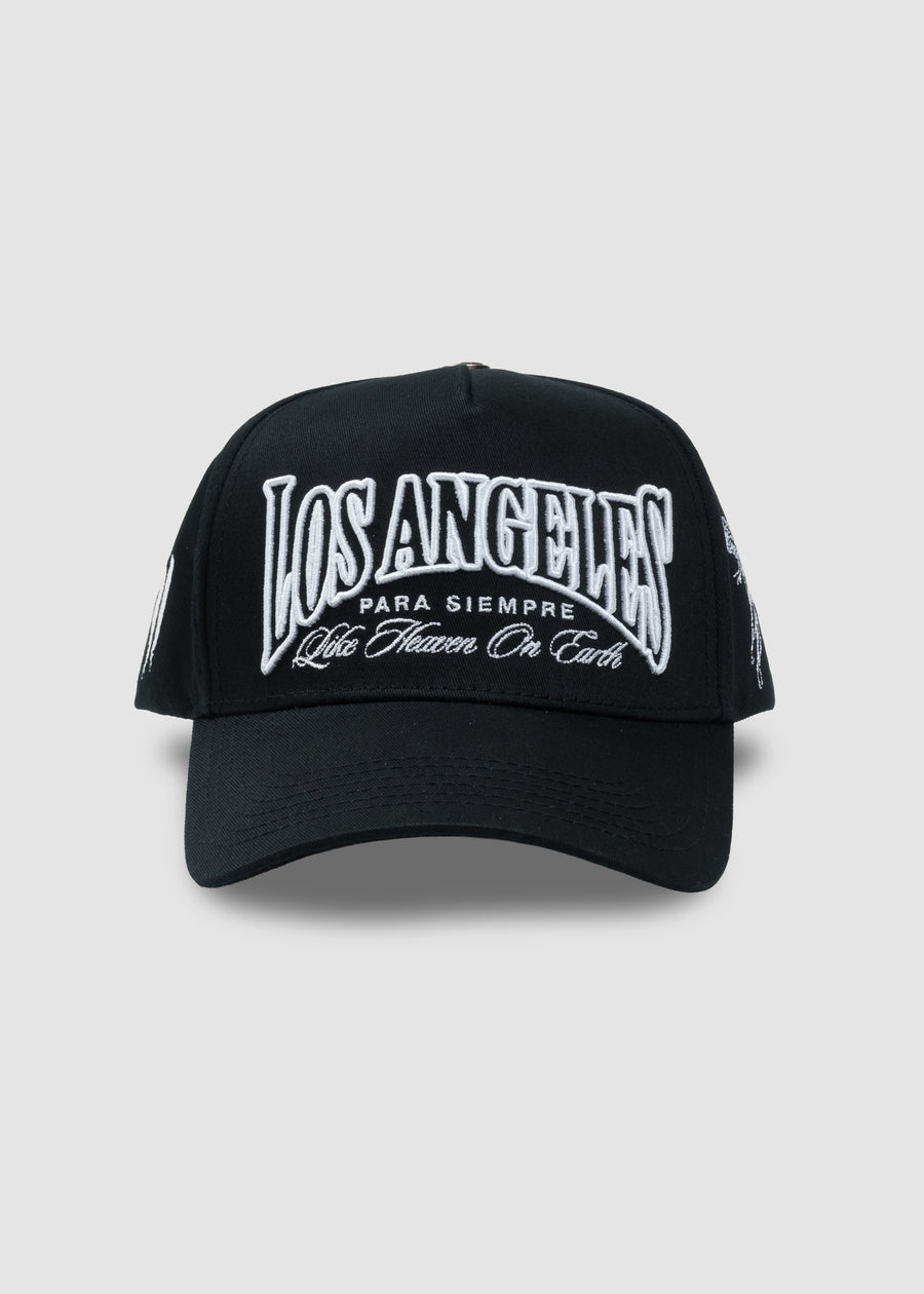 Heaven on Earth A-Frame Snapback // Black