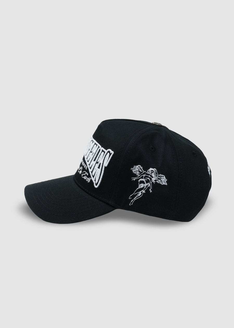 Heaven on Earth A-Frame Snapback // Black