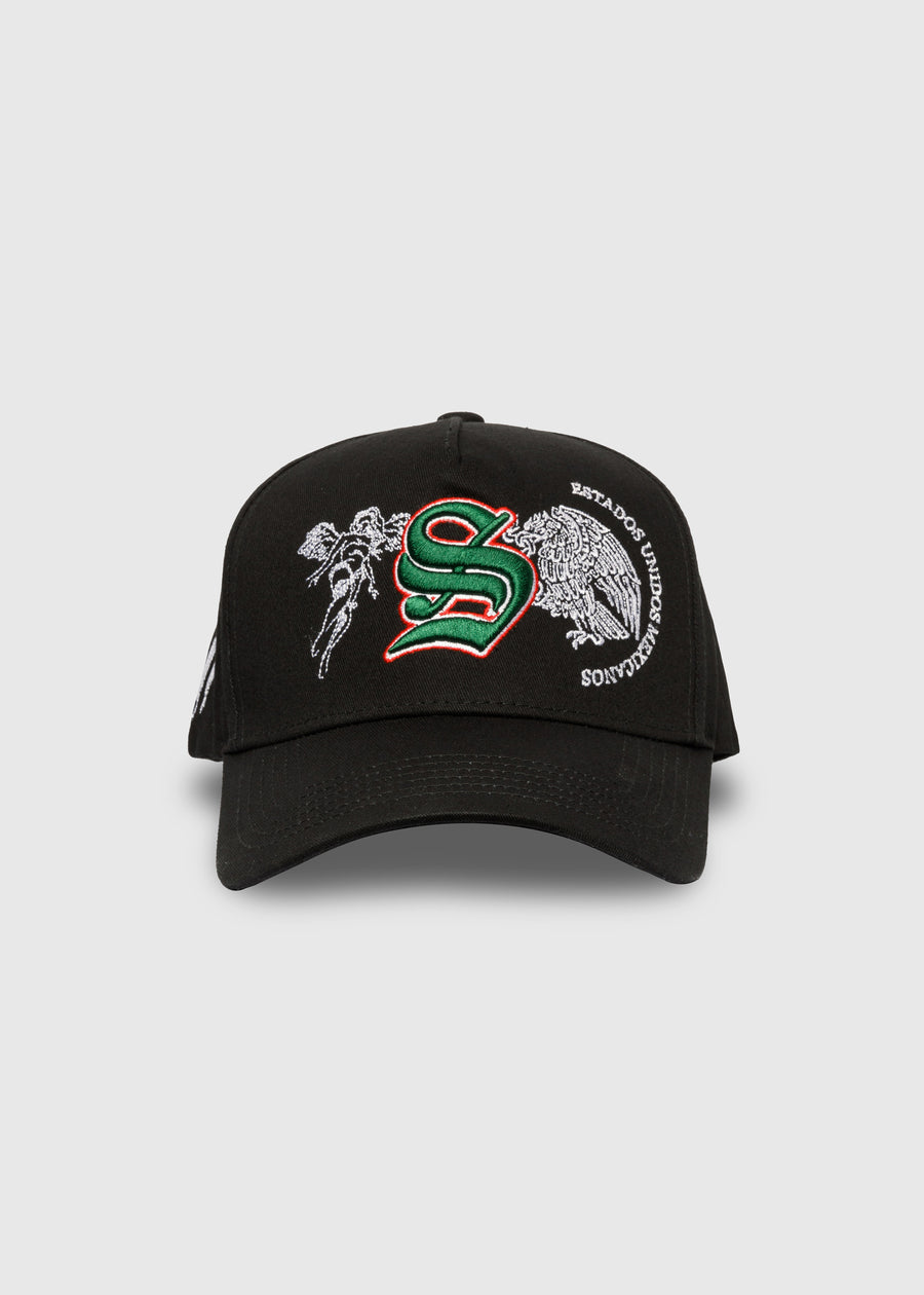 Unidos A-Frame Snapback // Black
