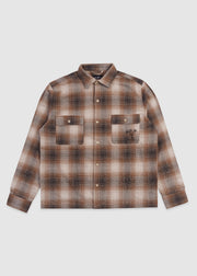 Union Rhinestone Flannel // Espresso