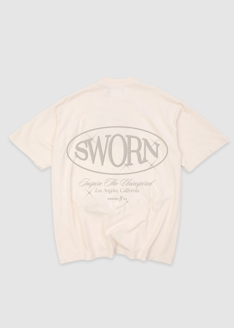 Tonal Union Tee // Natural