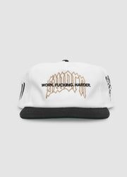 WFH Unstructured Snapback // White/Black