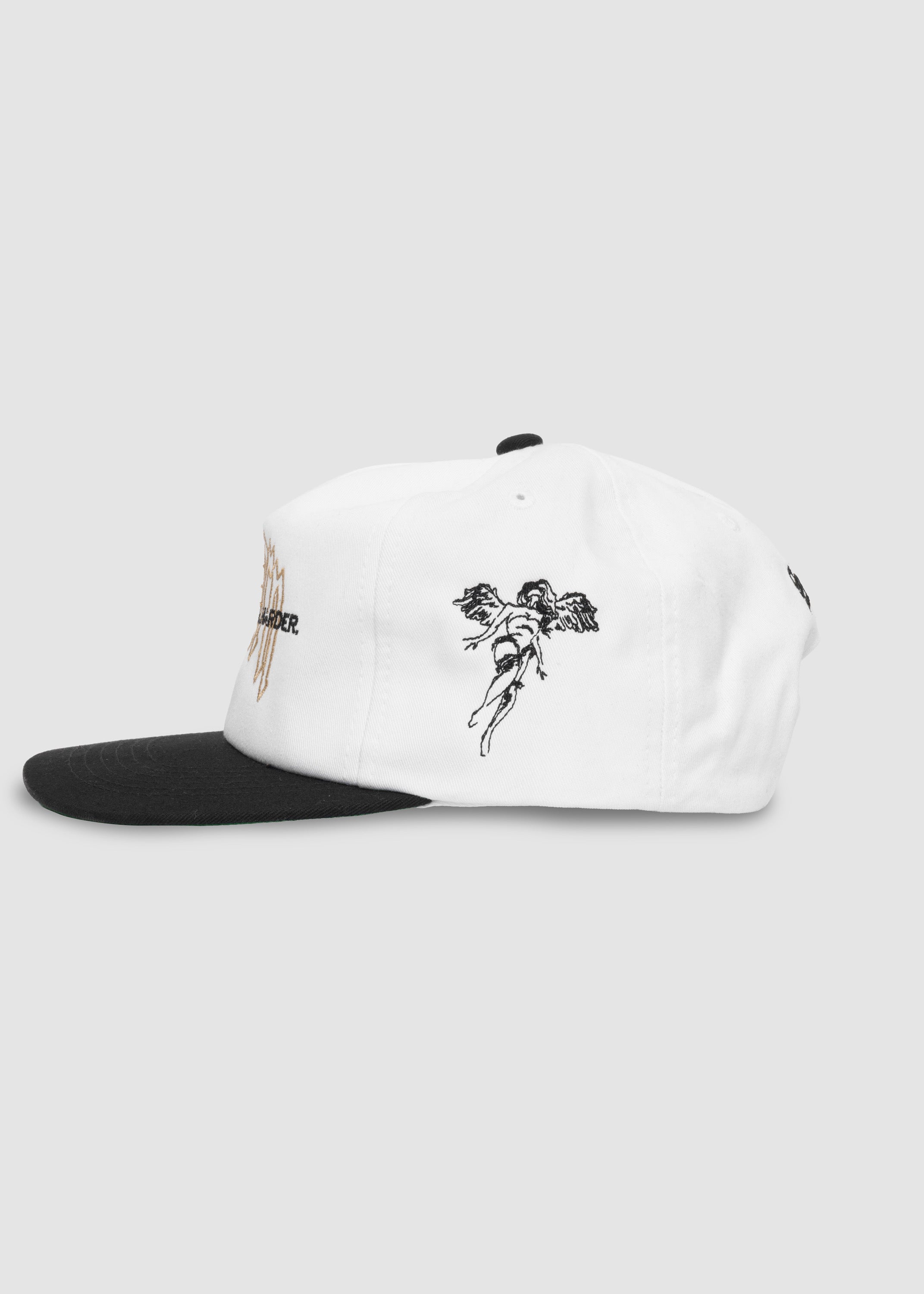 WFH Unstructured Snapback // White/Black