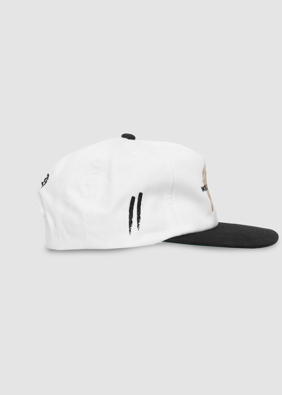 WFH Unstructured Snapback // White/Black