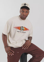 S-Flame Tee // Natural