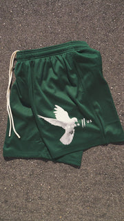 Motion Court Shorts // Forest Green