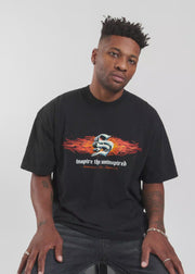 S-Flame Tee // Black