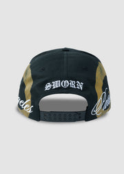 Poetry A-Frame Snapback // Gold & Black