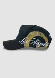 Poetry A-Frame Snapback // Gold & Black