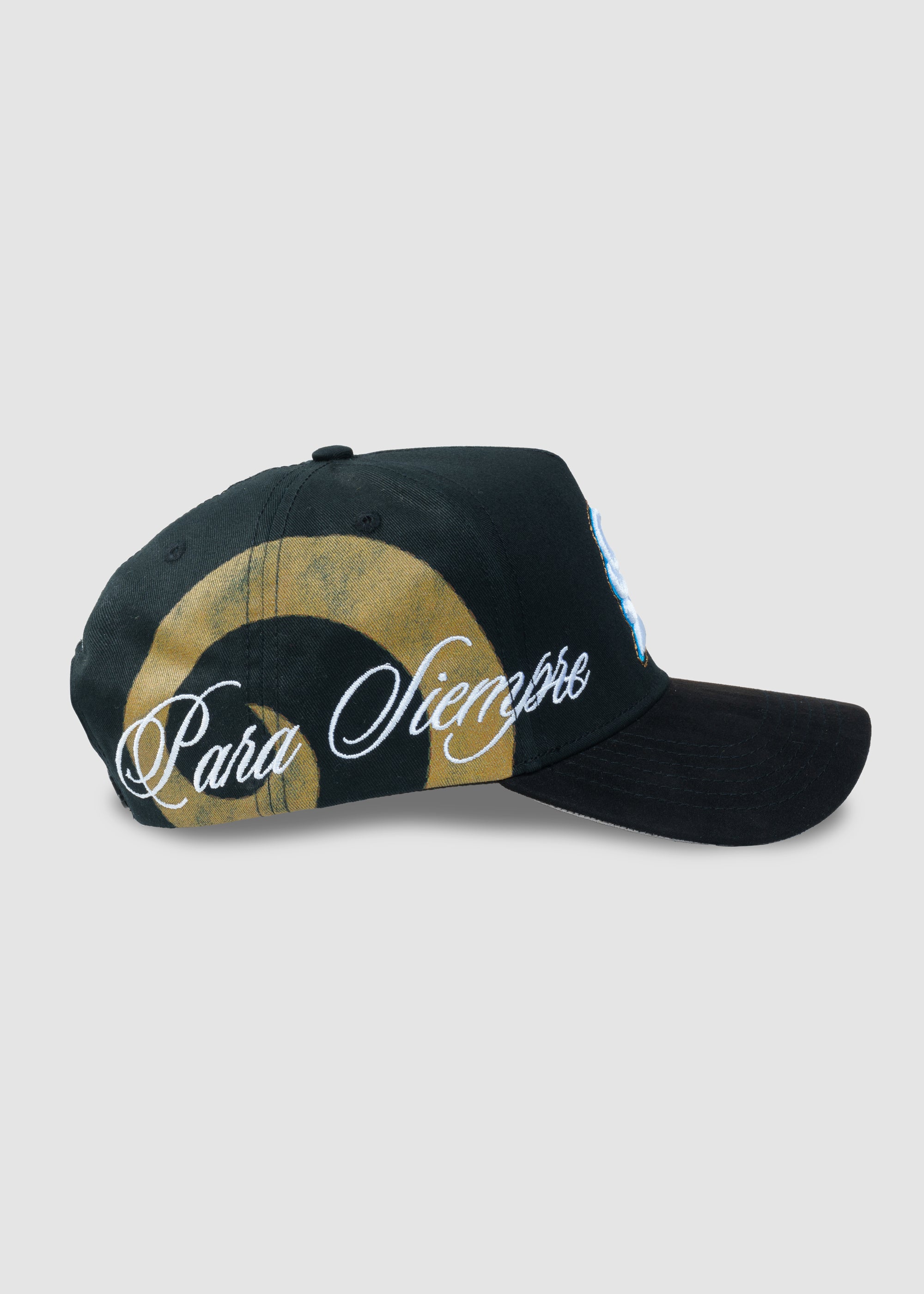 Poetry A-Frame Snapback // Gold & Black