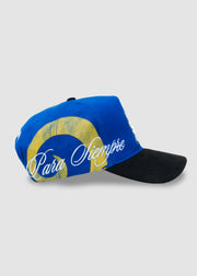 Poetry A-Frame Snapback // Royal & Gold