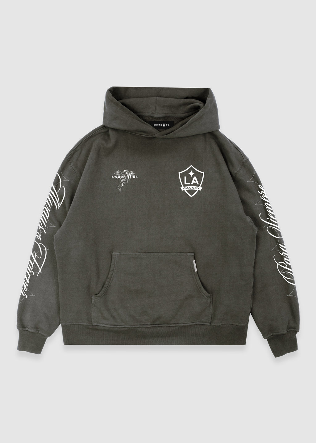 ☆MLB Korea☆ Varsity Vintage Washed Graphic Hoodie LA LIndi v2-LAGALAXY-MLSCUP-HOODIE-