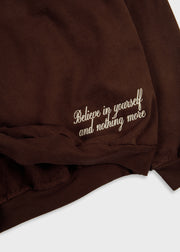 Passion Is Rare Crewneck // Chocolate