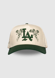 City of Angels A-Frame Snapback // Natural & Green