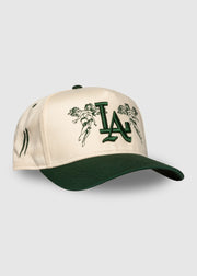 City of Angels A-Frame Snapback // Natural & Green