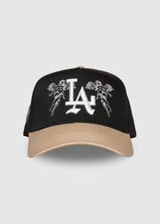 City of Angels A-Frame Snapback // Black & Tan