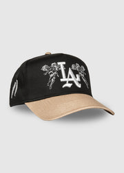 City of Angels A-Frame Snapback // Black & Tan
