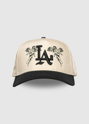 City of Angels A-Frame Snapback // Natural & Black