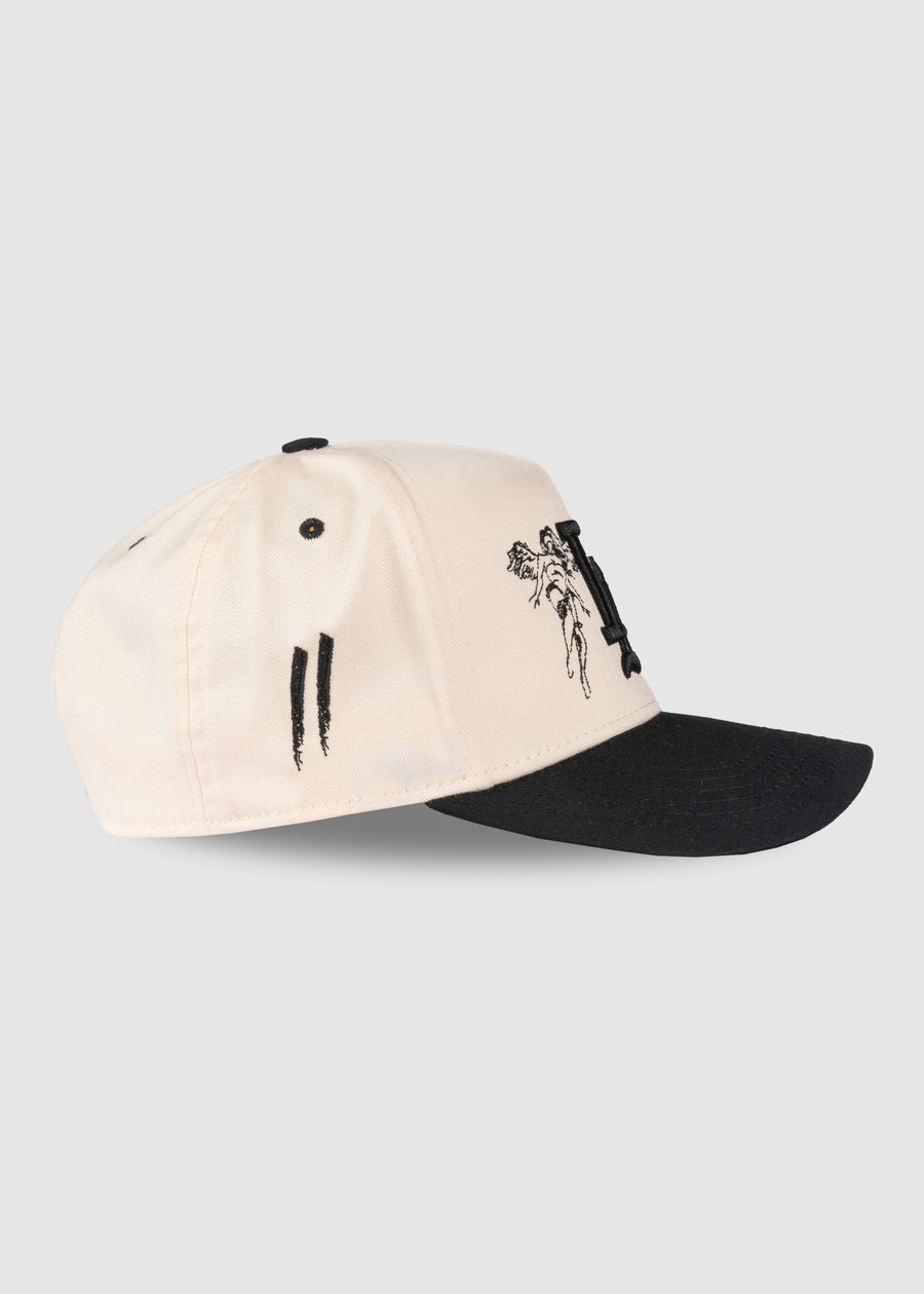 City of Angels A-Frame Snapback // Natural & Black