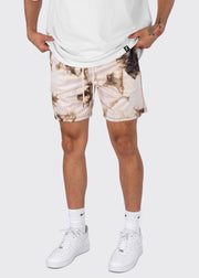 Paisley Mesh Shorts // Sand