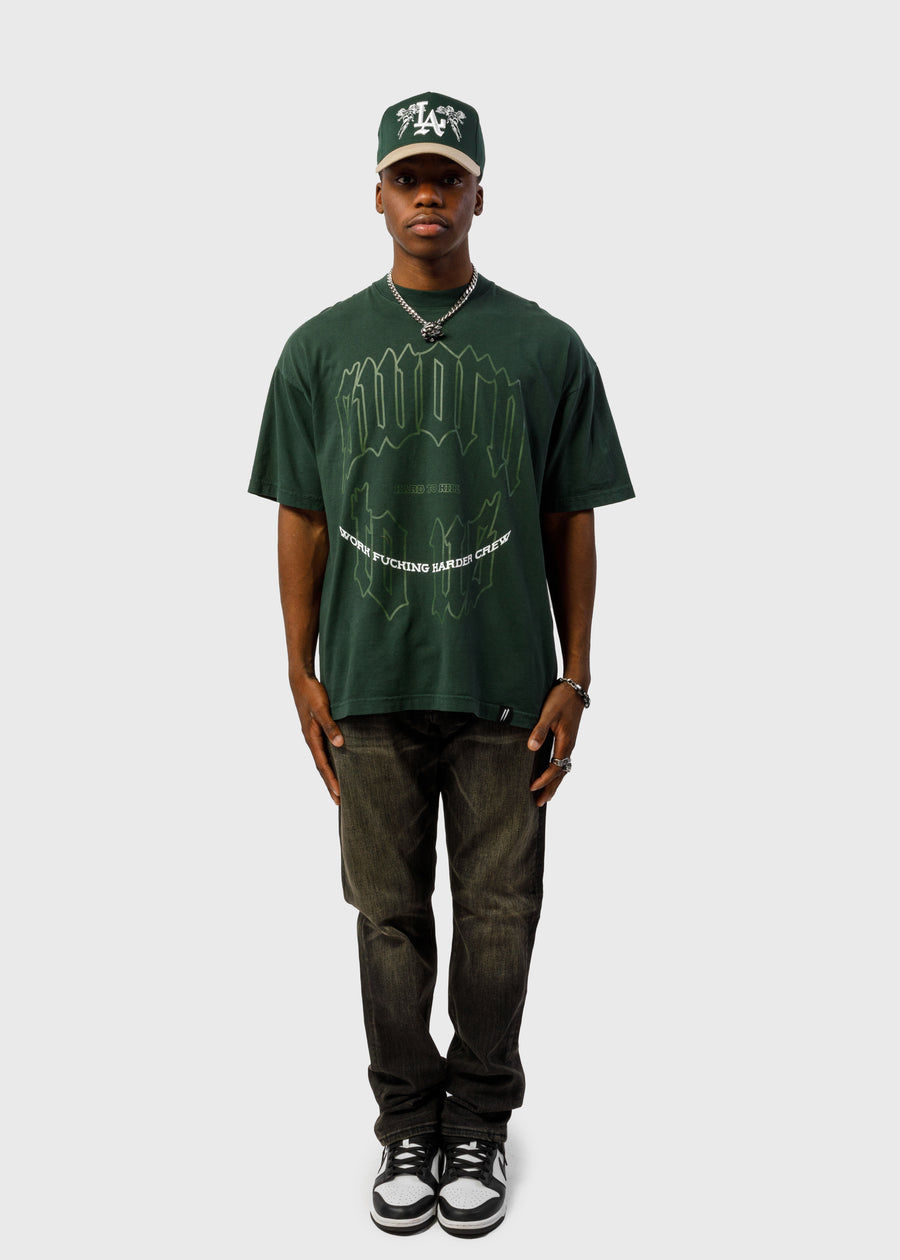 H2K Outline Tee // Forest Green