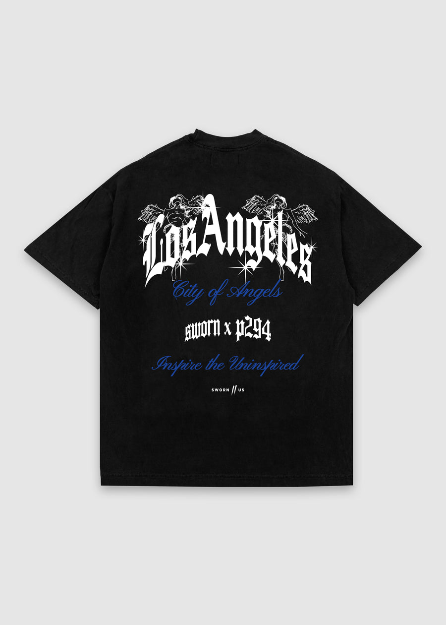 SWORN x P294 Tee // Black