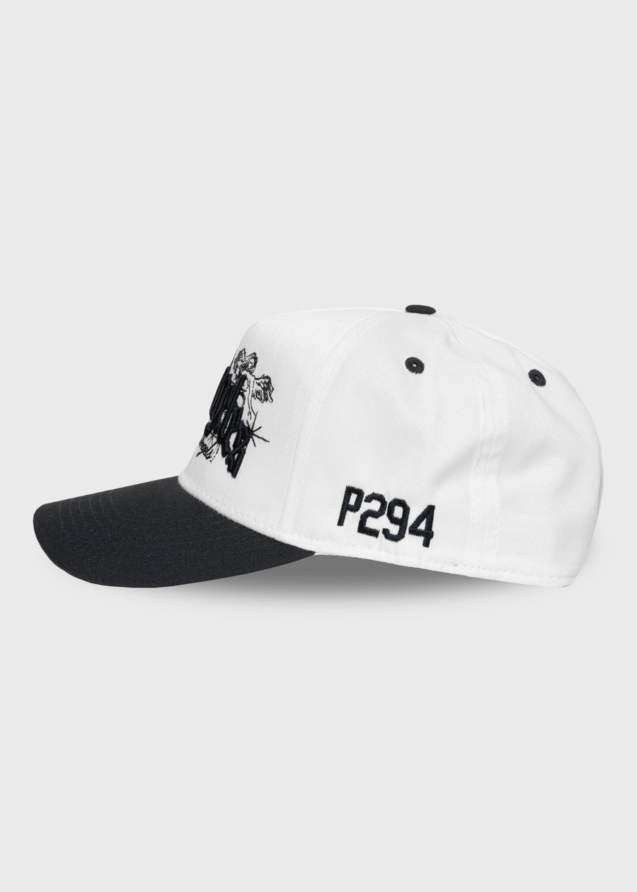 SWORN x P294 A-Frame Snapback // White