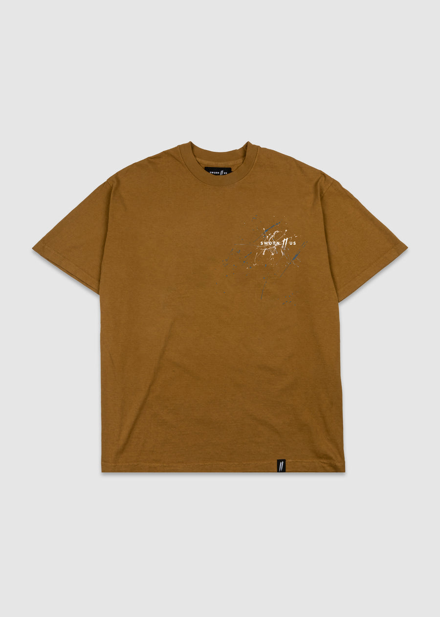 Paint Splatter Tee // Rust