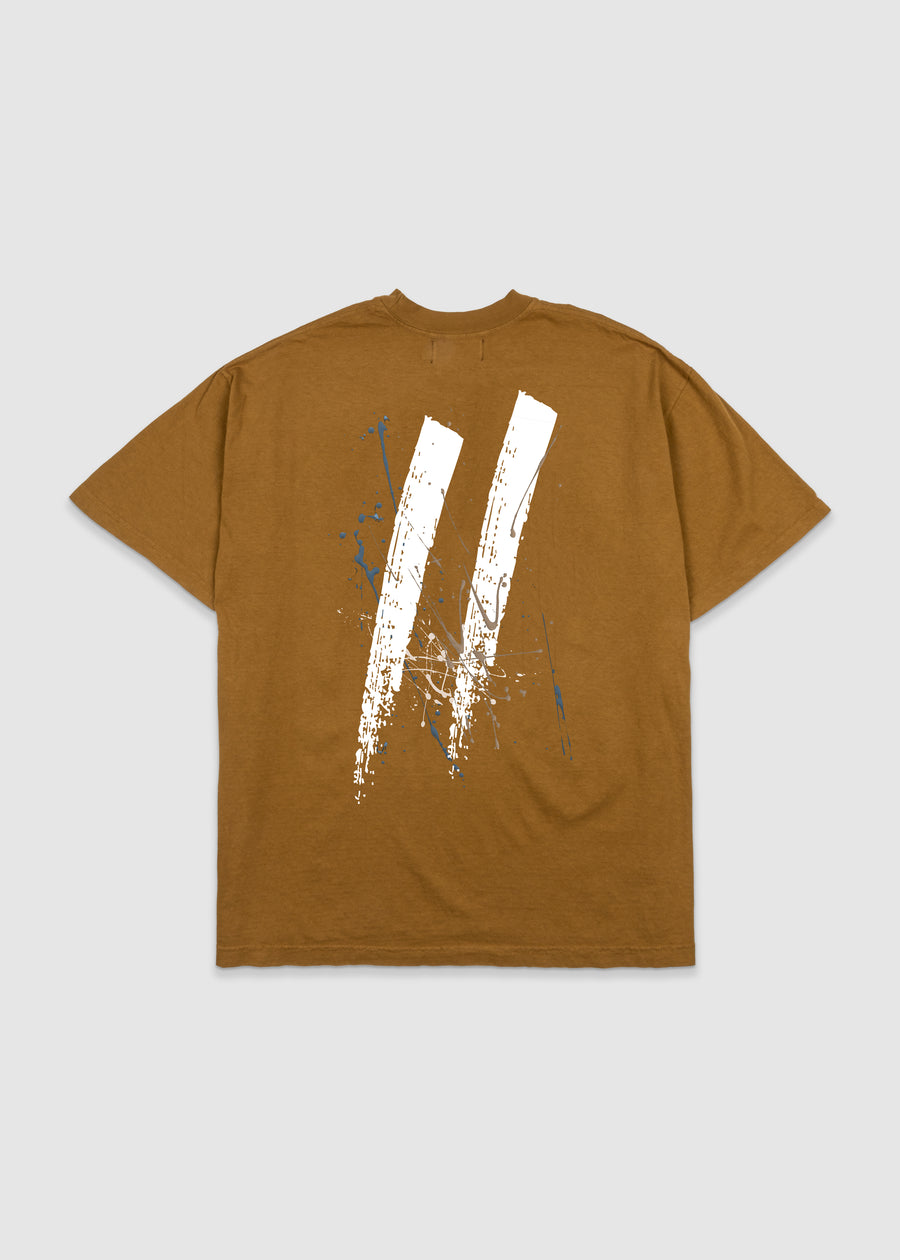 Paint Splatter Tee // Rust