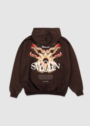 Serpent Hoodie // Chocolate