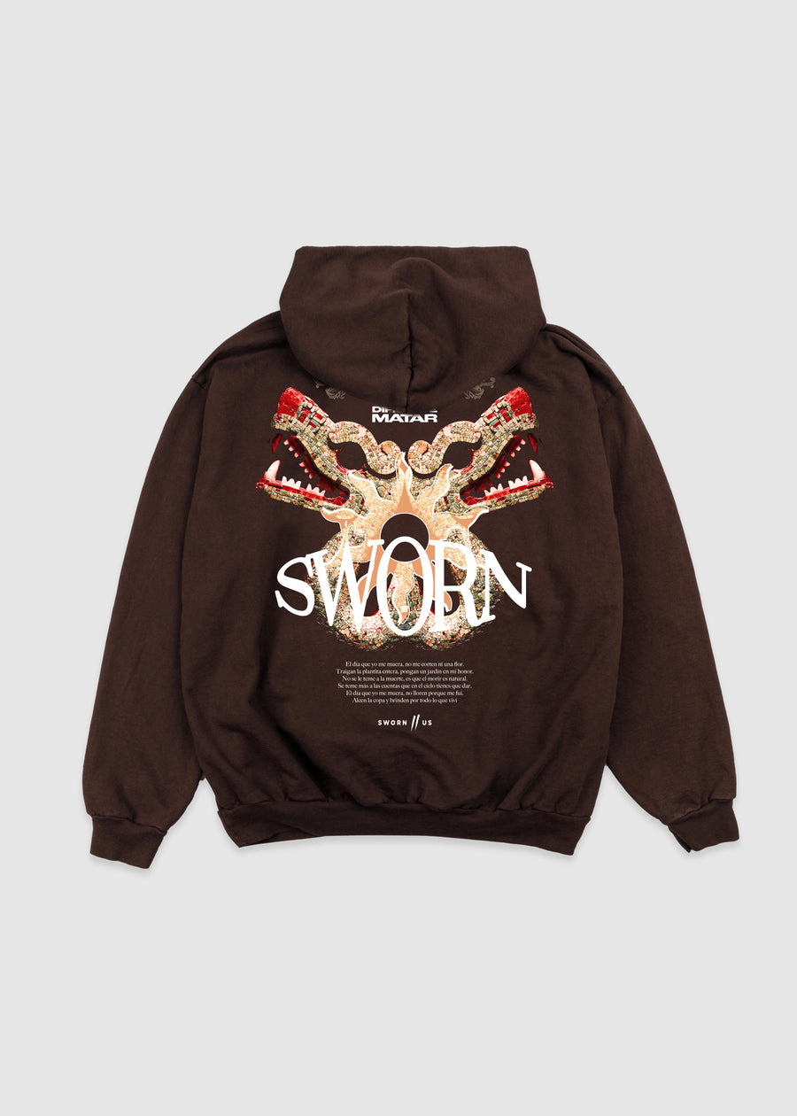 Serpent Hoodie // Chocolate