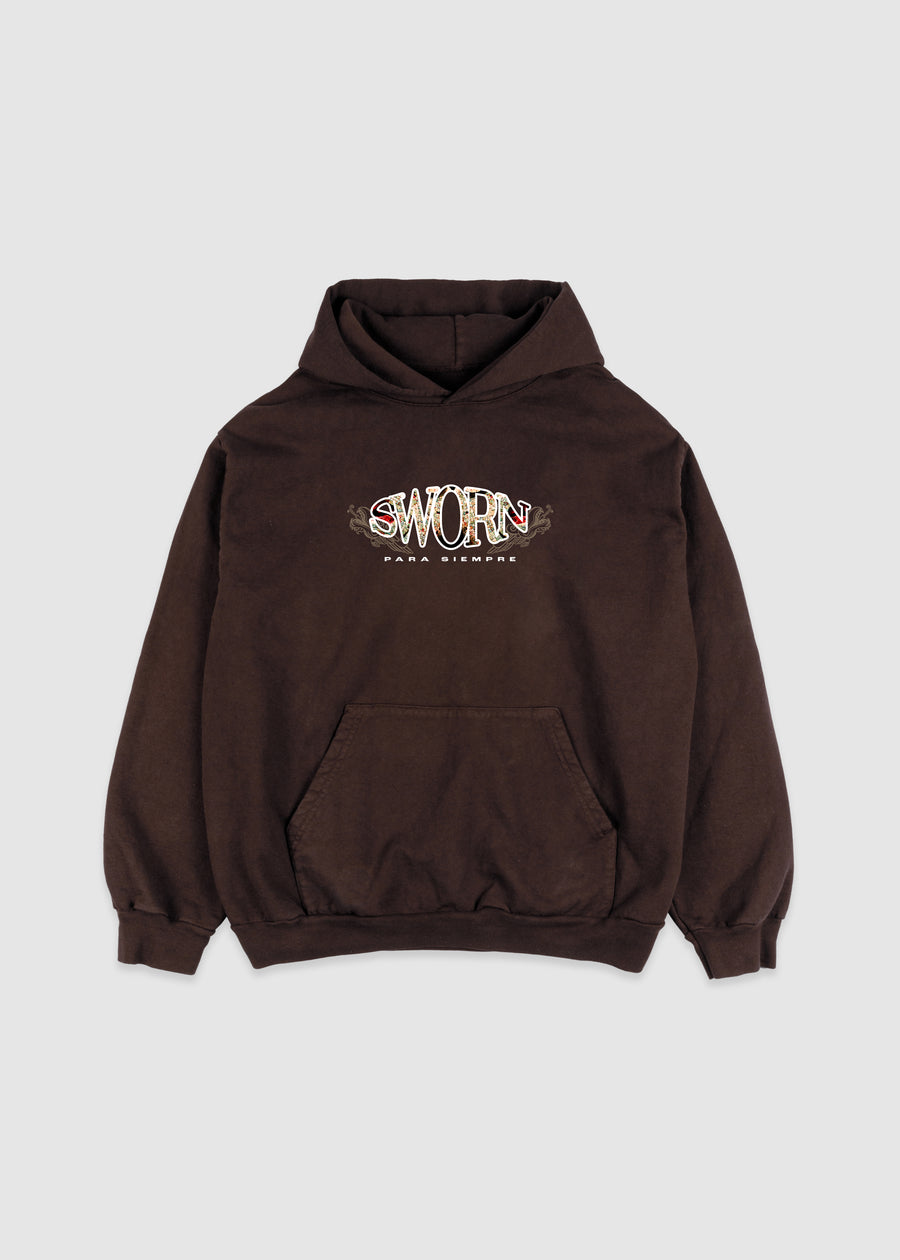 Serpent Hoodie // Chocolate