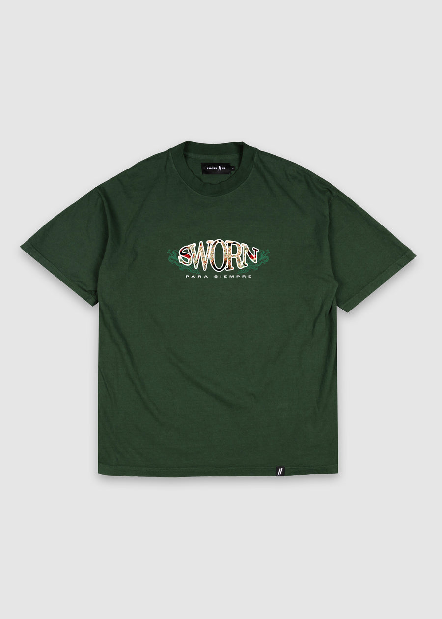 Serpent Tee // Forest Green